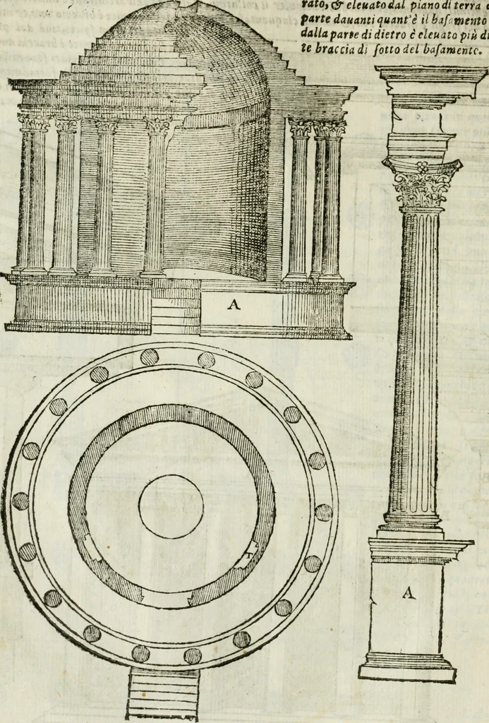 An illustration from Tutte l'opere d'archittetura, et prospetiua, 1619, leaf 167