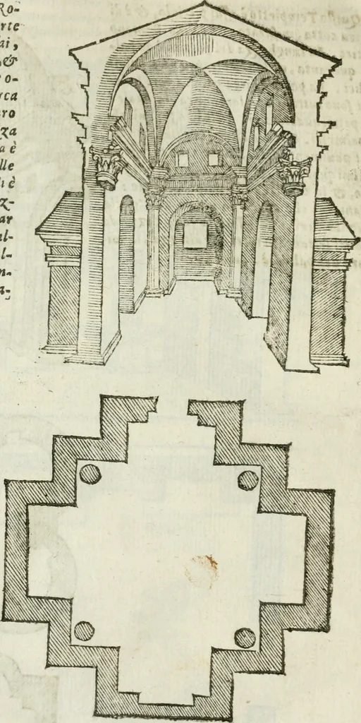 An illustration from Tutte l'opere d'archittetura, et prospetiua, 1619, leaf 173