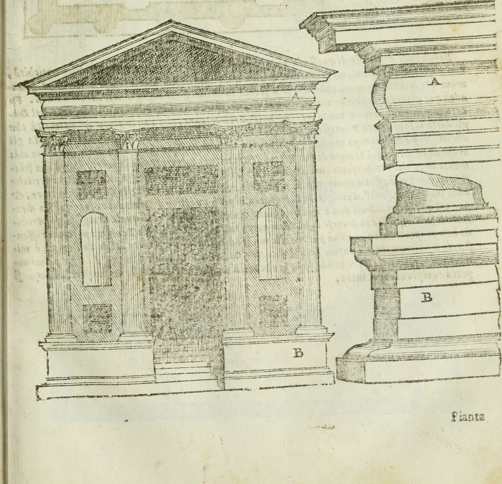 An illustration from Tutte l'opere d'archittetura, et prospetiua, 1619, leaf 174