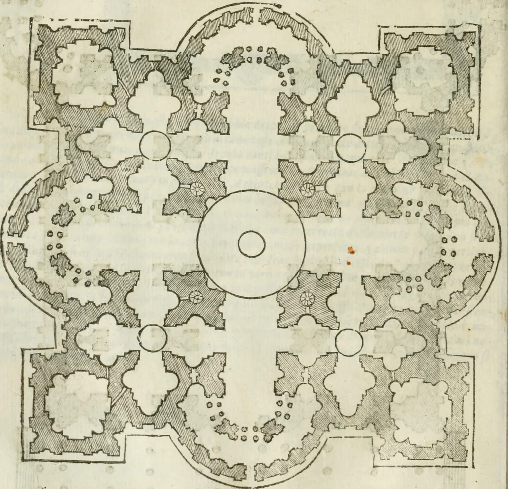 An illustration from Tutte l'opere d'archittetura, et prospetiua, 1619, leaf 177
