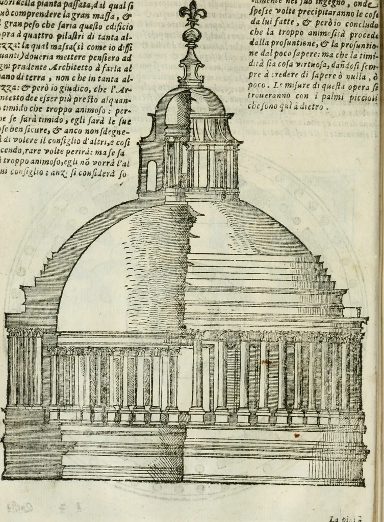 An illustration from Tutte l'opere d'archittetura, et prospetiua, 1619, leaf 179