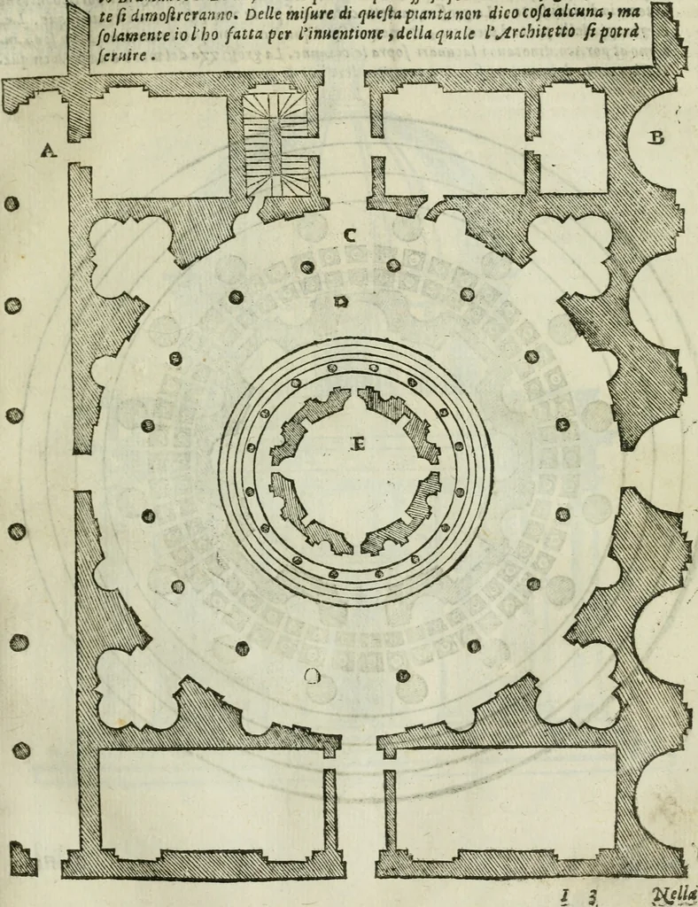 An illustration from Tutte l'opere d'archittetura, et prospetiua, 1619, leaf 180