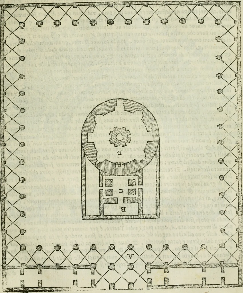 An illustration from Tutte l'opere d'archittetura, et prospetiua, 1619, leaf 184