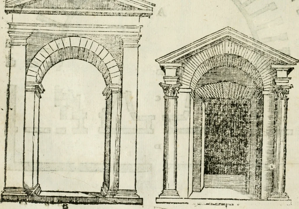 An illustration from Tutte l'opere d'archittetura, et prospetiua, 1619, leaf 195