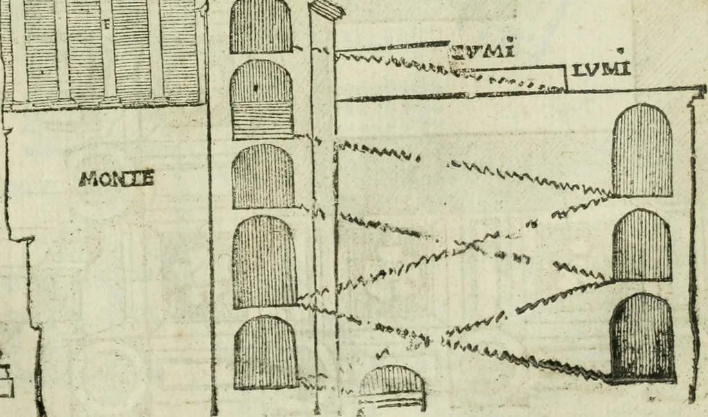 An illustration from Tutte l'opere d'archittetura, et prospetiua, 1619, leaf 220
