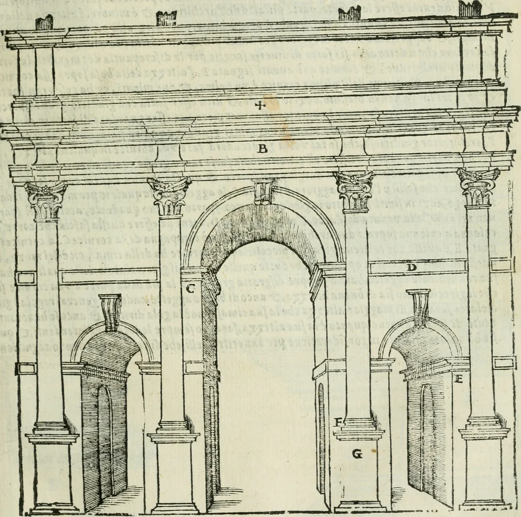 An illustration from Tutte l'opere d'archittetura, et prospetiua, 1619, leaf 250