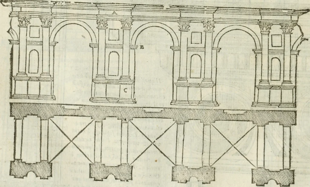 An illustration from Tutte l'opere d'archittetura, et prospetiua, 1619, leaf 281