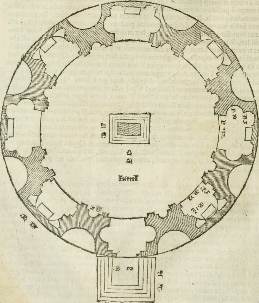 An illustration from Tutte l'opere d'archittetura, et prospetiua, 1619, leaf 451