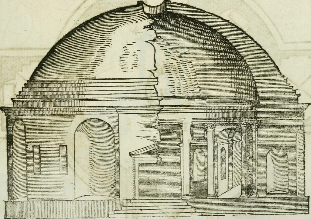 An illustration from Tutte l'opere d'archittetura, et prospetiua, 1619, leaf 452