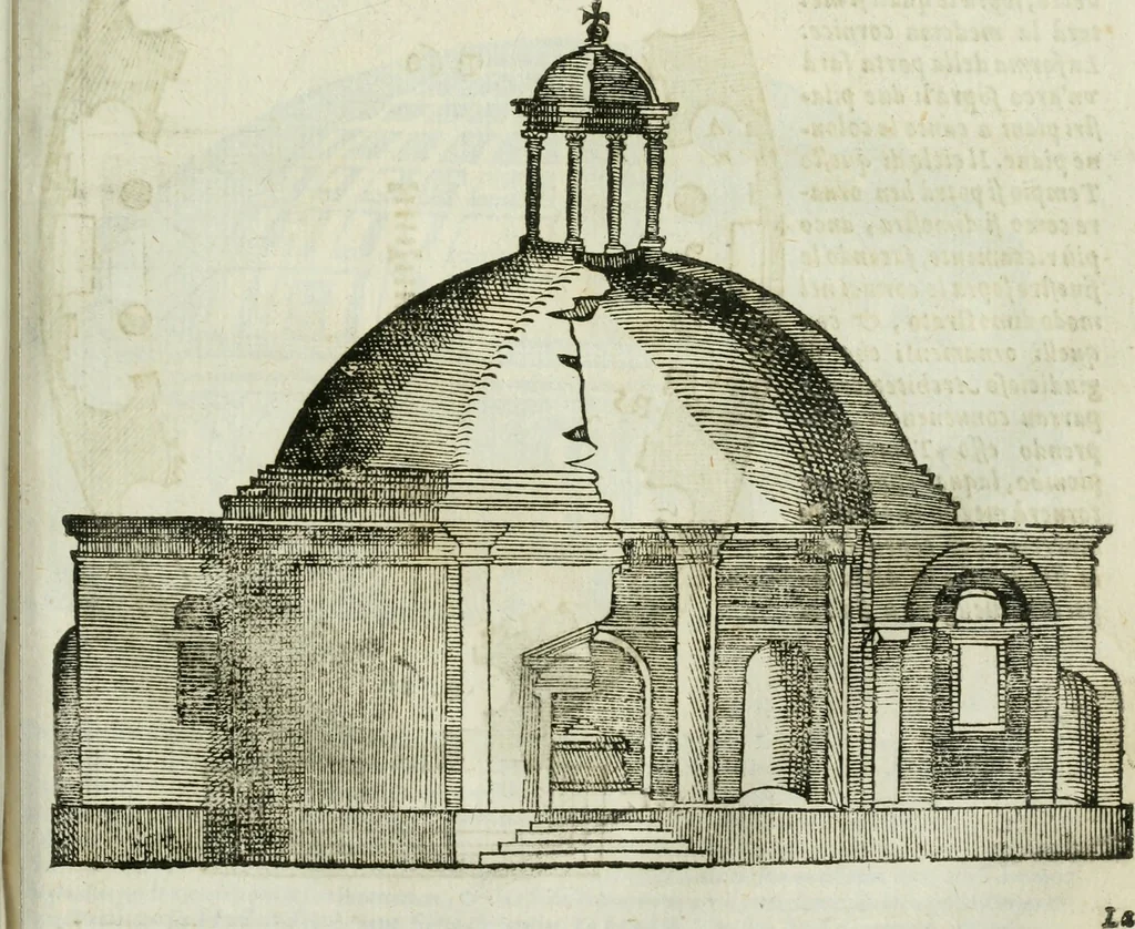 An illustration from Tutte l'opere d'archittetura, et prospetiua, 1619, leaf 454