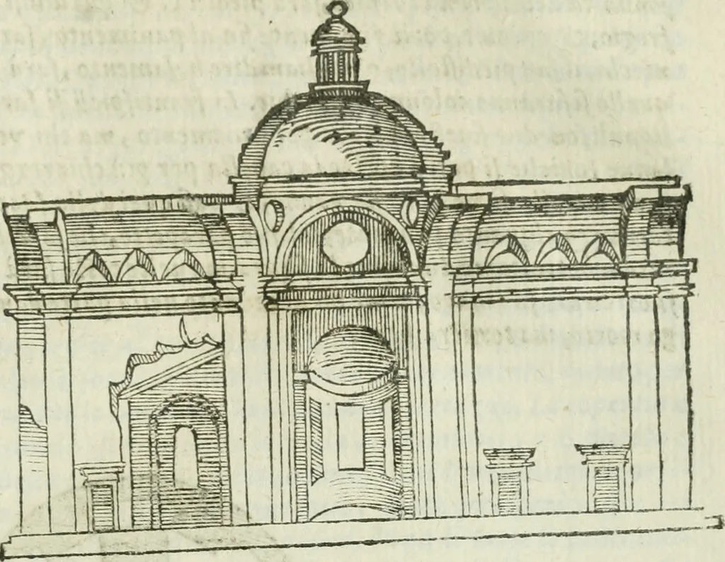 An illustration from Tutte l'opere d'archittetura, et prospetiua, 1619, leaf 482