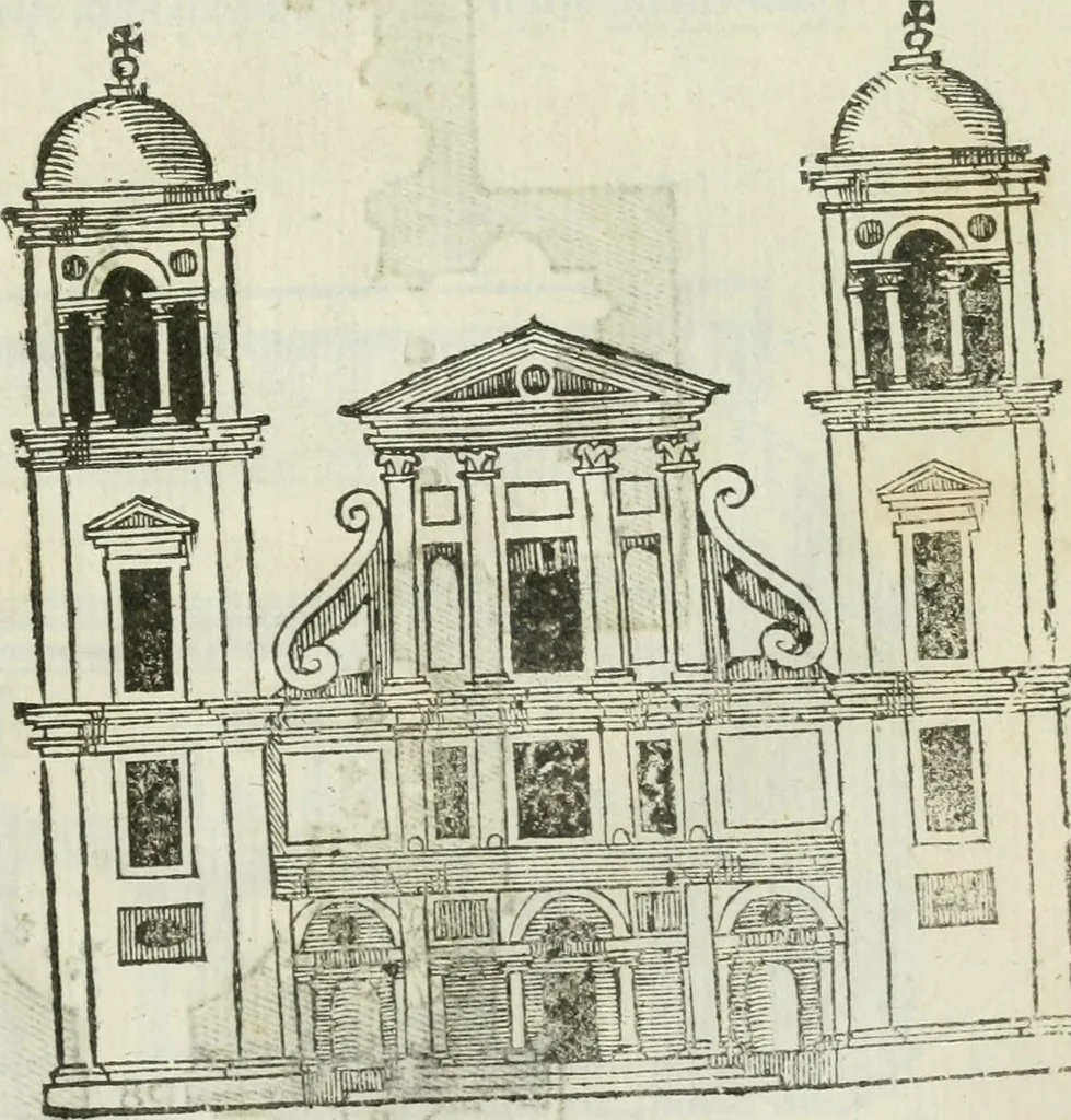 An illustration from Tutte l'opere d'archittetura, et prospetiua, 1619, leaf 482