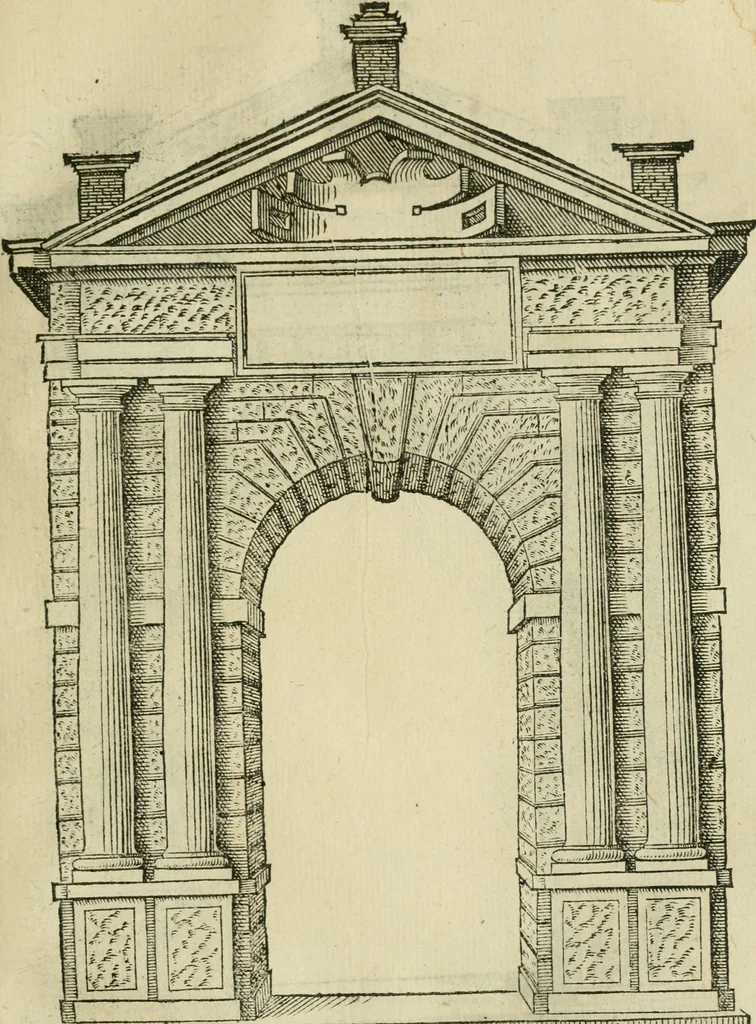 An illustration from Tutte l'opere d'archittetura, et prospetiua, 1619, leaf 494