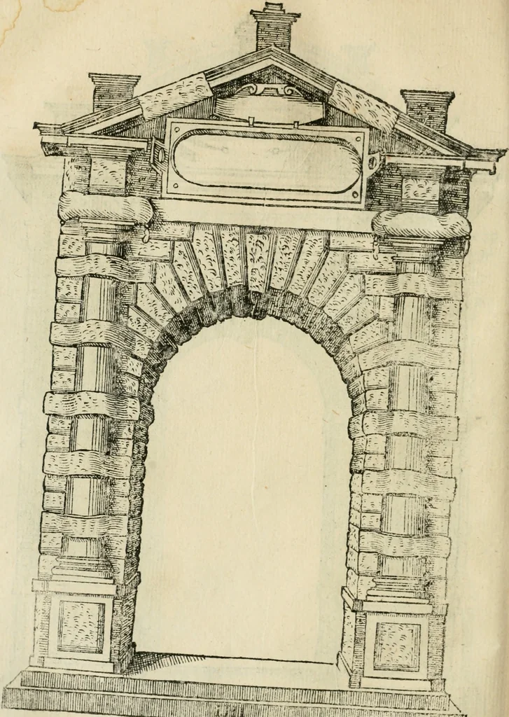 An illustration from Tutte l'opere d'archittetura, et prospetiua, 1619, leaf 495
