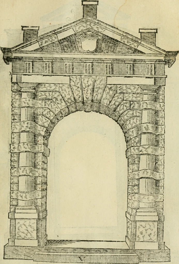 An illustration from Tutte l'opere d'archittetura, et prospetiua, 1619, leaf 496