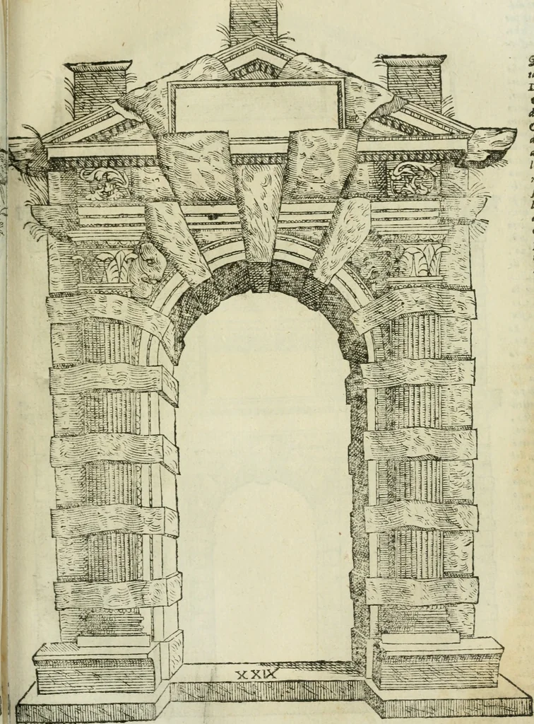 An illustration from Tutte l'opere d'archittetura, et prospetiua, 1619, leaf 520