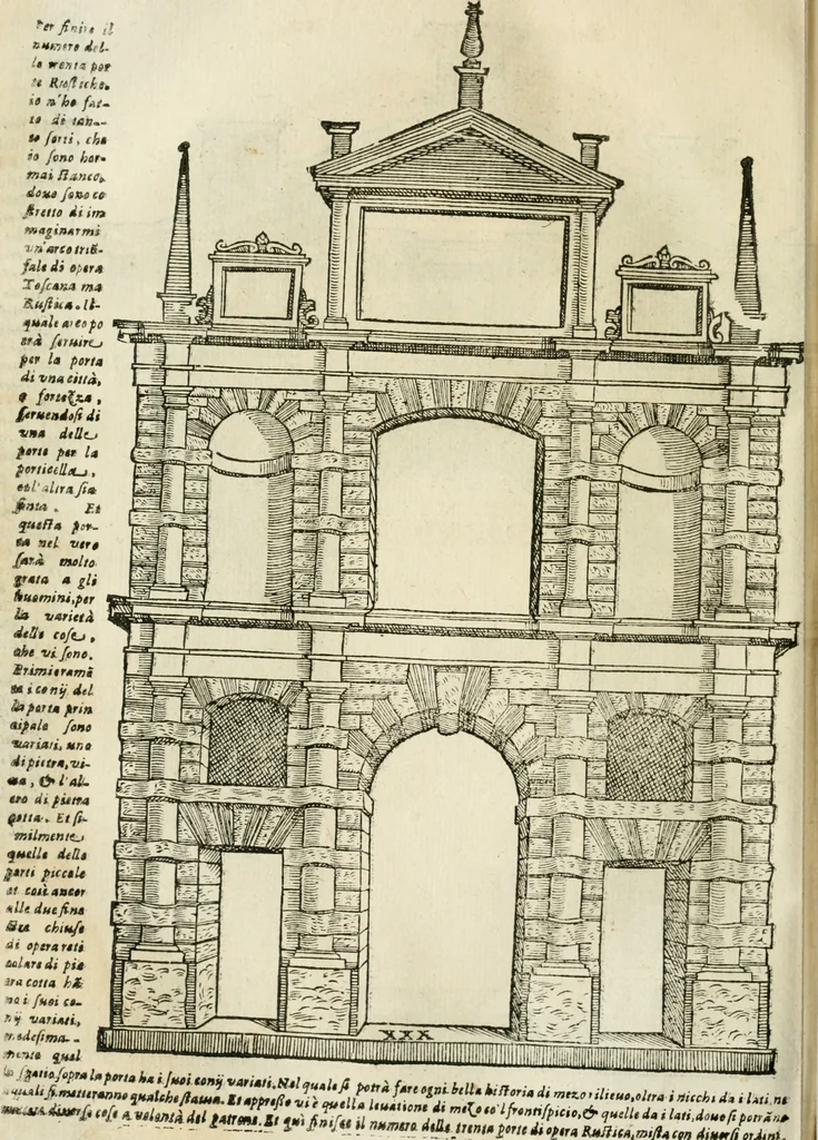An illustration from Tutte l'opere d'archittetura, et prospetiua, 1619, leaf 521