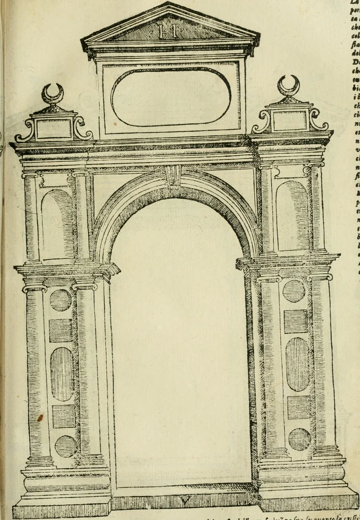 An illustration from Tutte l'opere d'archittetura, et prospetiua, 1619, leaf 526
