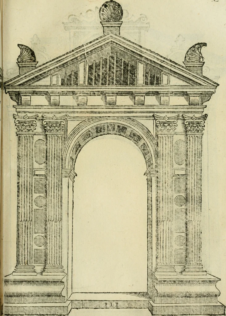 An illustration from Tutte l'opere d'archittetura, et prospetiua, 1619, leaf 528