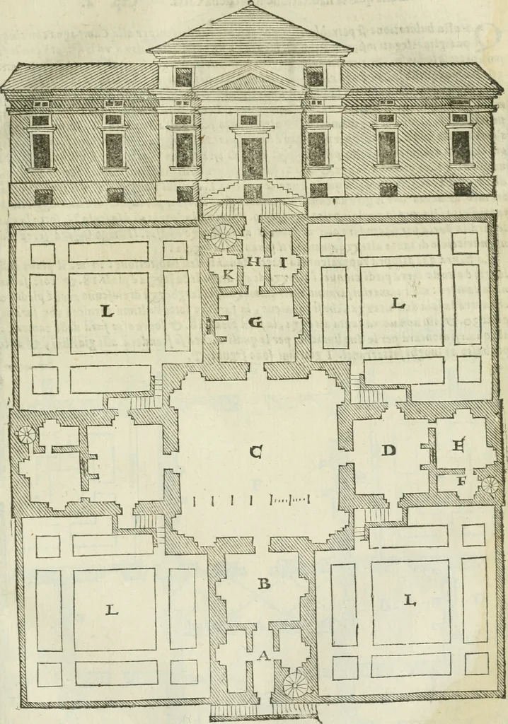 An illustration from Tutte l'opere d'archittetura, et prospetiua, 1619, leaf 550
