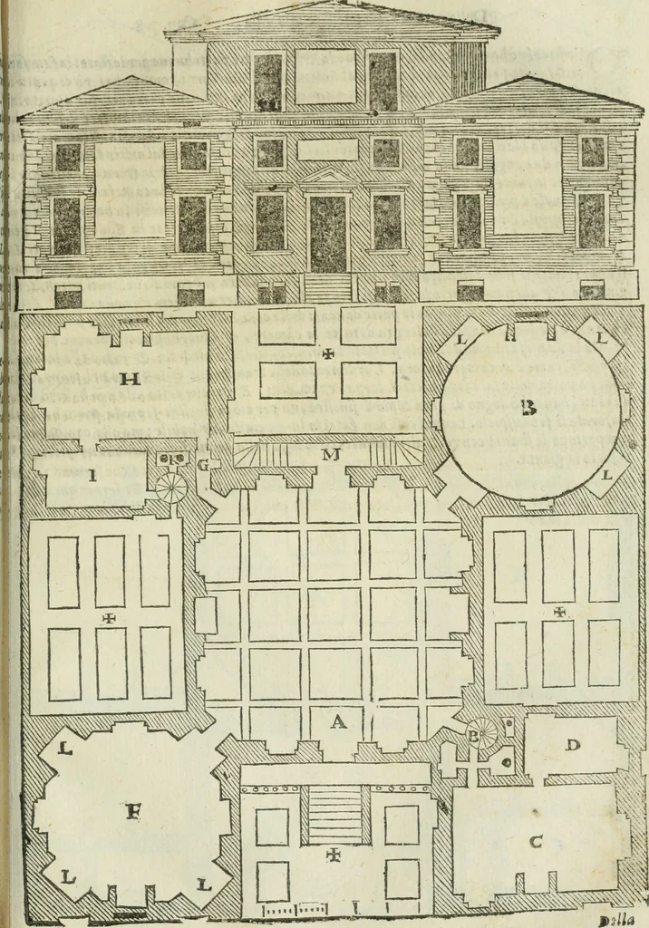 An illustration from Tutte l'opere d'archittetura, et prospetiua, 1619, leaf 558