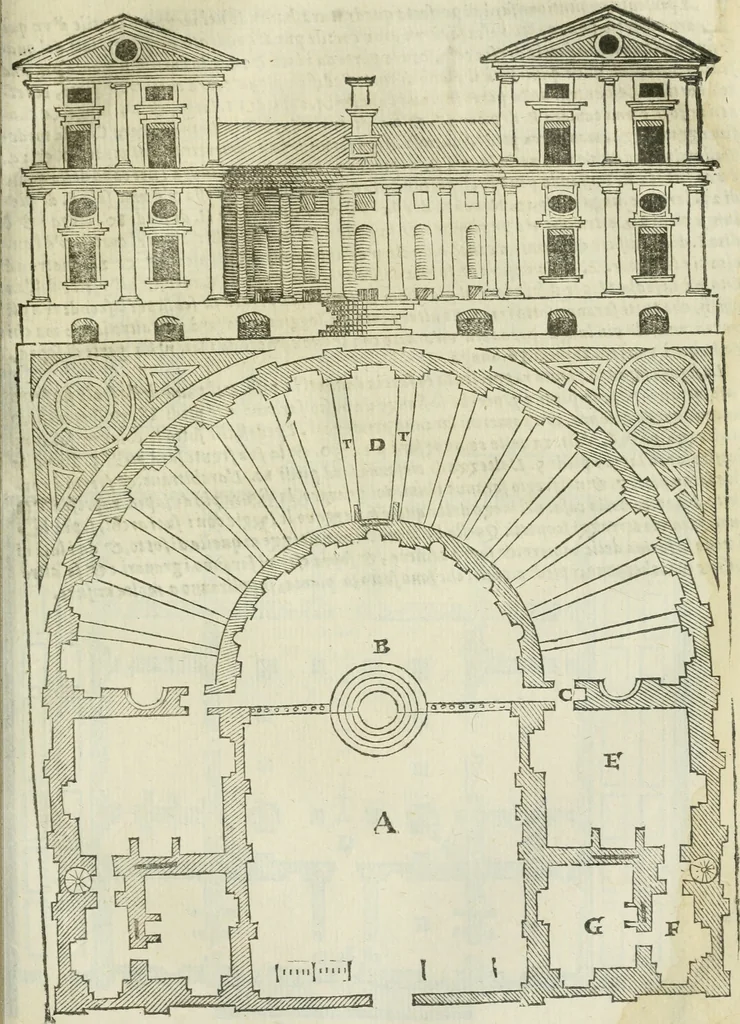 An illustration from Tutte l'opere d'archittetura, et prospetiua, 1619, leaf 582