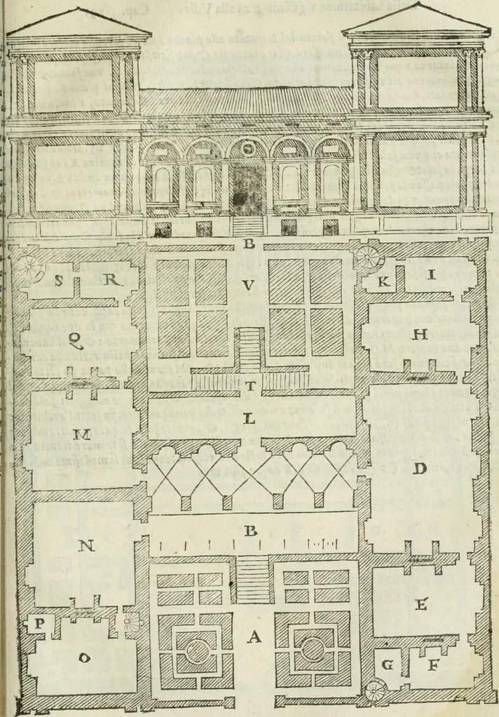 An illustration from Tutte l'opere d'archittetura, et prospetiua, 1619, leaf 596