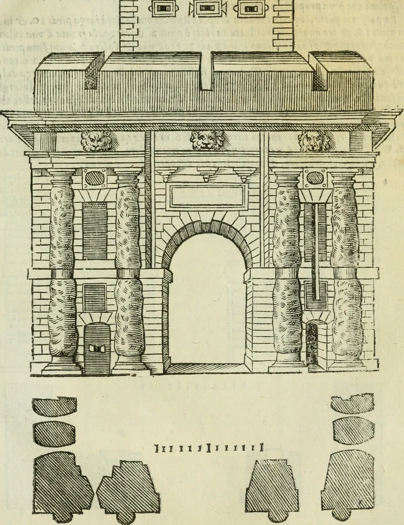 An illustration from Tutte l'opere d'archittetura, et prospetiua, 1619, leaf 636