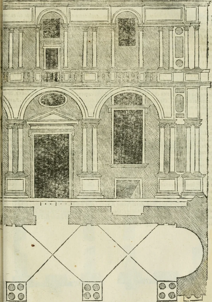 An illustration from Tutte l'opere d'archittetura, et prospetiua, 1619, leaf 644