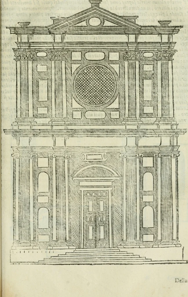 An illustration from Tutte l'opere d'archittetura, et prospetiua, 1619, leaf 654