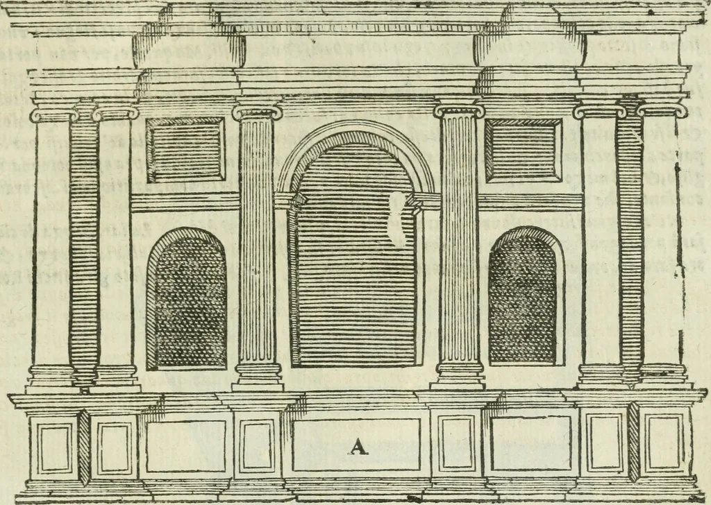An illustration from Tutte l'opere d'archittetura, et prospetiua, 1619, leaf 664