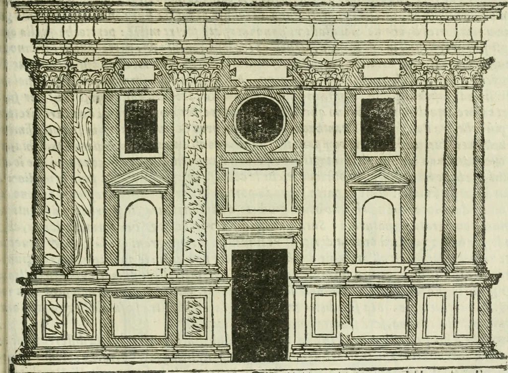 An illustration from Tutte l'opere d'archittetura, et prospetiua, 1619, leaf 668