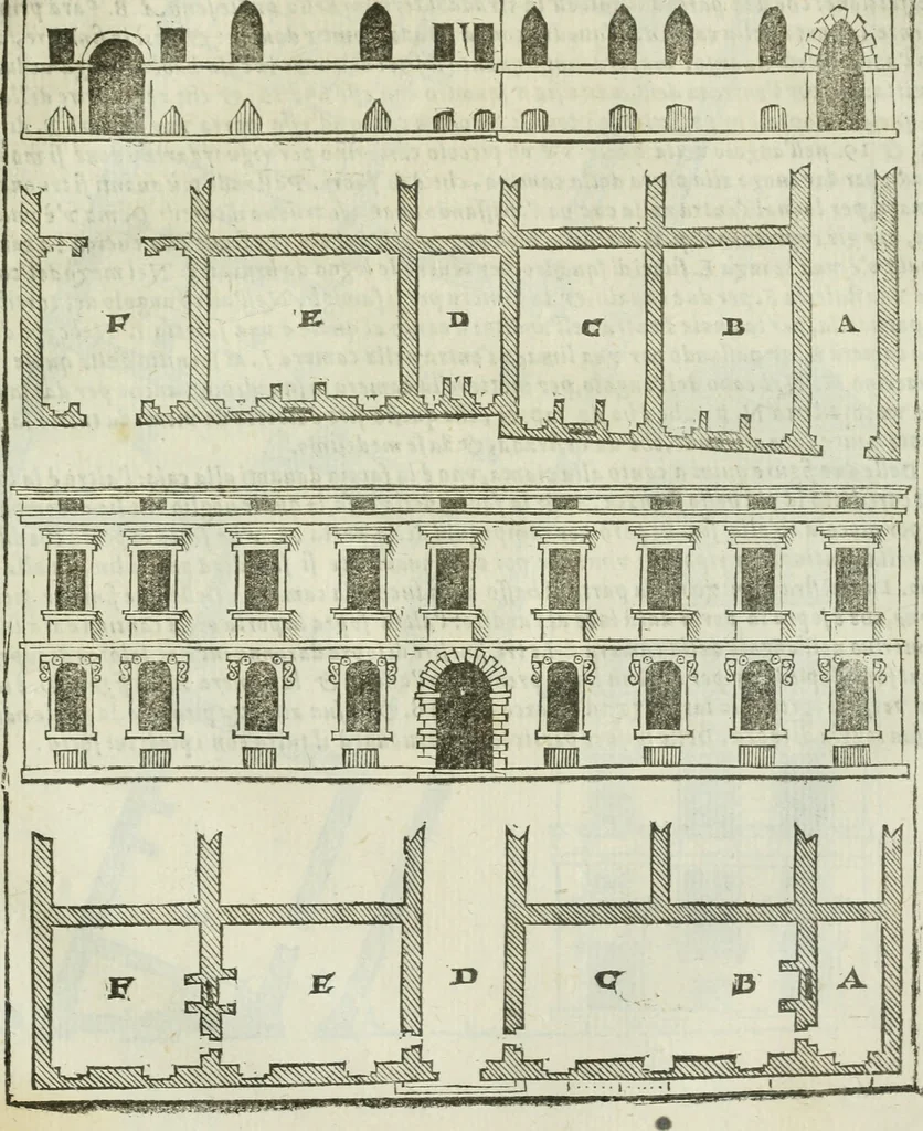 An illustration from Tutte l'opere d'archittetura, et prospetiua, 1619, leaf 714