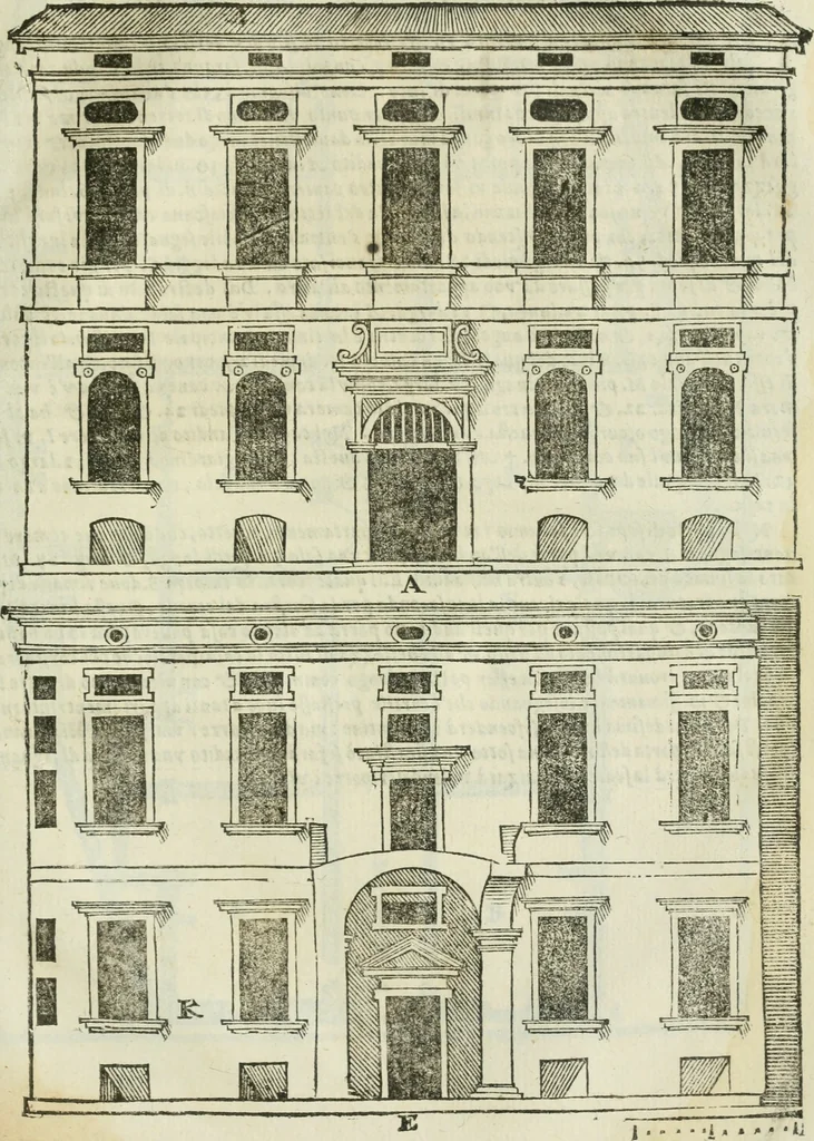 An illustration from Tutte l'opere d'archittetura, et prospetiua, 1619, leaf 722
