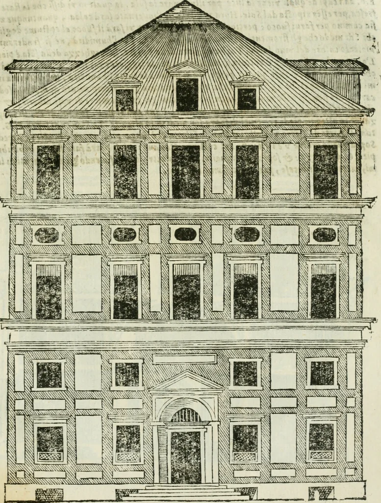 An illustration from Tutte l'opere d'archittetura, et prospetiua, 1619, leaf 764