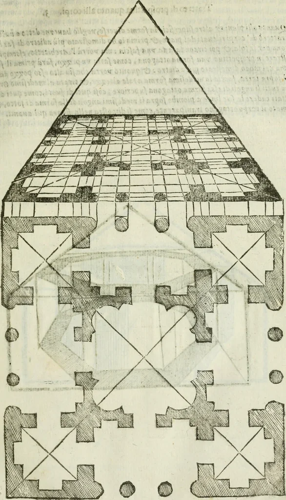 An illustration from Tutte l'opere d'archittetura, et prospetiua, 1619, leaf 94