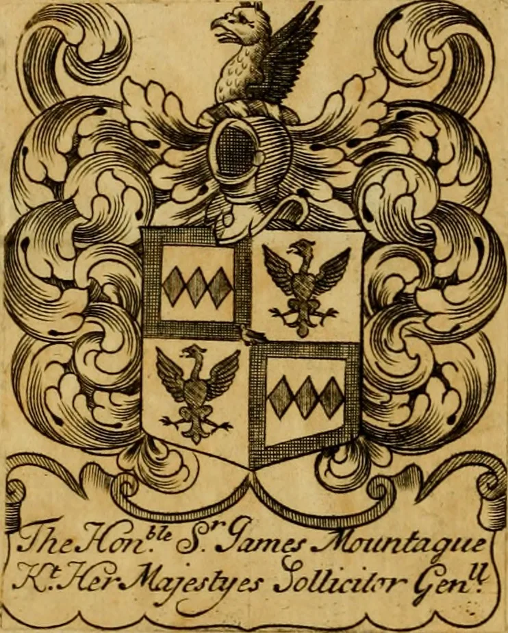 An illustration from The twelfth part of the reports of Sr. Edward Coke, Kt. : of divers resolutions and judgments given upon solemn arguments, and with great deliberation and conference with the learned judges in cases of law, the most of them very famous, being of the kings especial reference, from the council table, concerning the prerogative; as for the digging of salt-peter, forfeitures, forests, proclamations, etc. And the jurisdictions of the admiralty, common pleas, star-chamber, high commission, court of wards, chancery, etc. And expositions and resolutions concerning authories, both ecclesiastical and civil, within this realm. Also the forms and proceedings of parliaments, both in England, and Ireland: with an exposition of Poynings law, 1677, leaf 7
