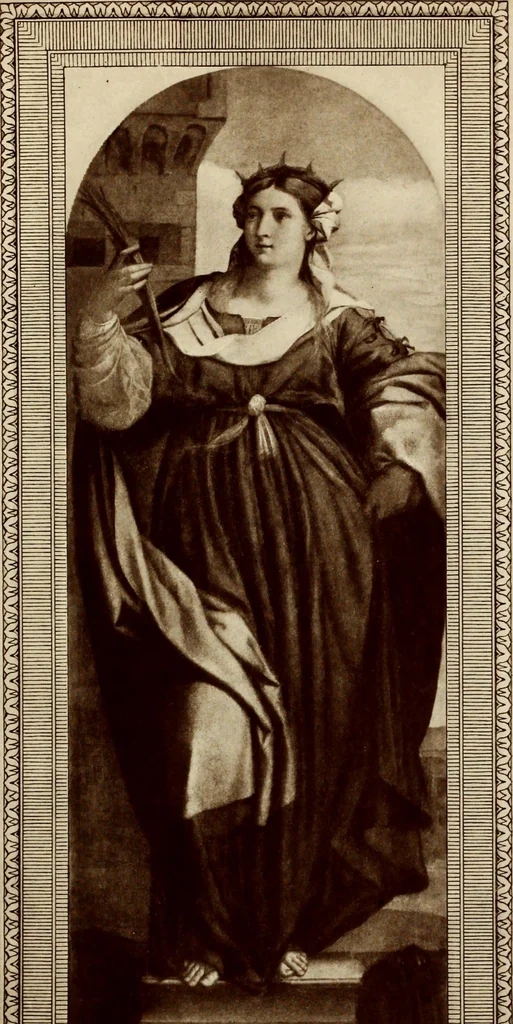 An illustration from Twelve great paintings; personal interpretations, 1913, leaf 38