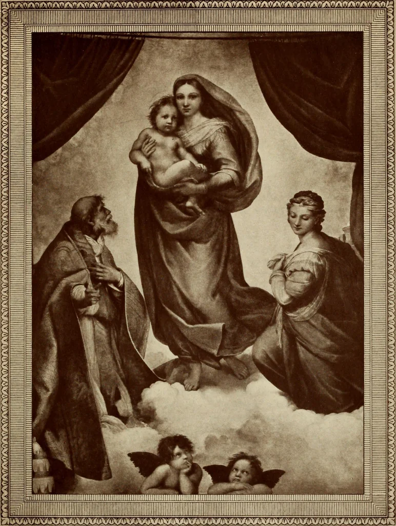 An illustration from Twelve great paintings; personal interpretations, 1913, leaf 62