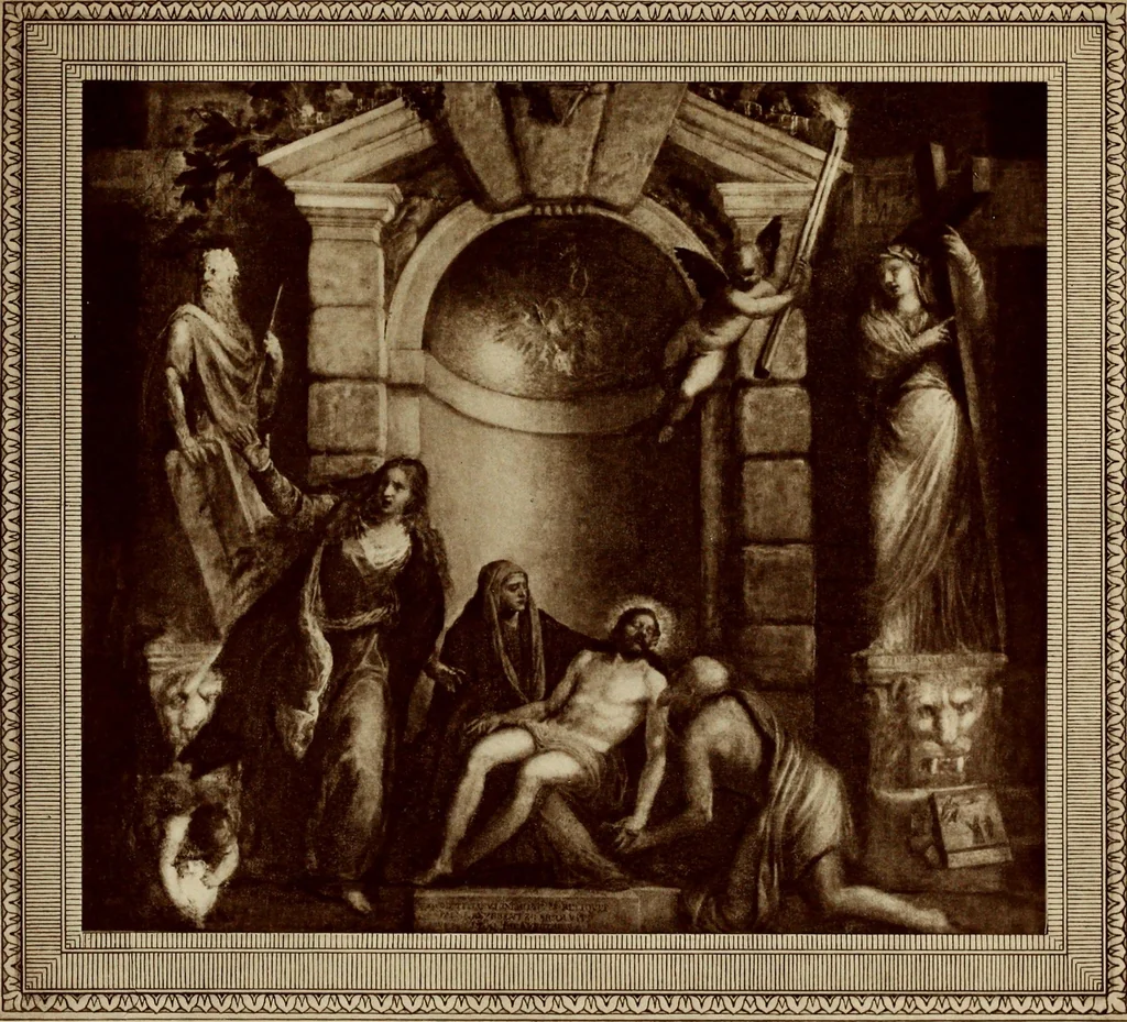 An illustration from Twelve great paintings; personal interpretations, 1913, leaf 84