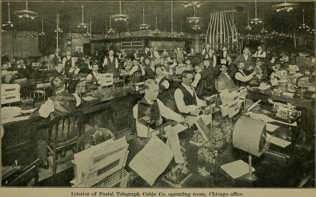 An illustration from Twentieth century manual of railway and commercial telegraphy, 1905, leaf 183
