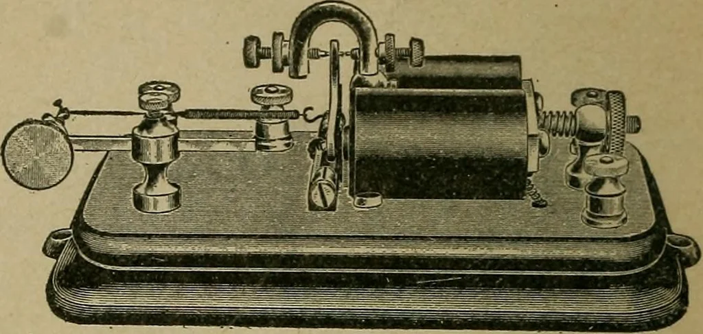 An illustration from Twentieth century manual of railway and commercial telegraphy, 1905, leaf 23
