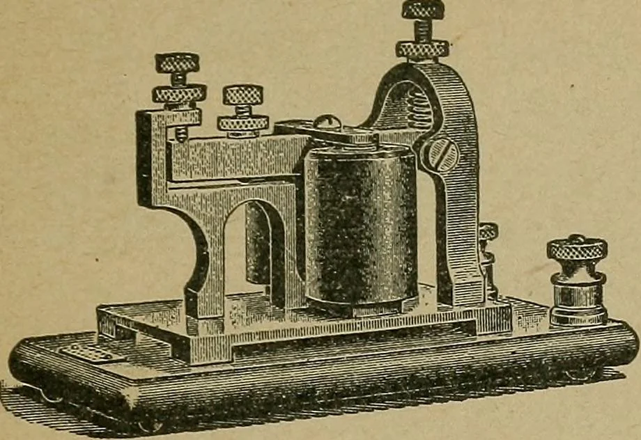An illustration from Twentieth century manual of railway and commercial telegraphy, 1905, leaf 24