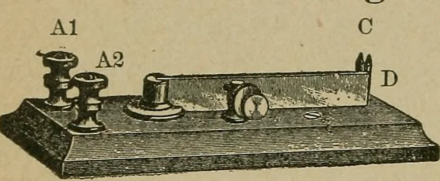An illustration from Twentieth century manual of railway and commercial telegraphy, 1905, leaf 29