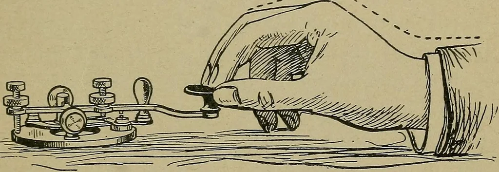 An illustration from Twentieth century manual of railway and commercial telegraphy, 1905, leaf 40