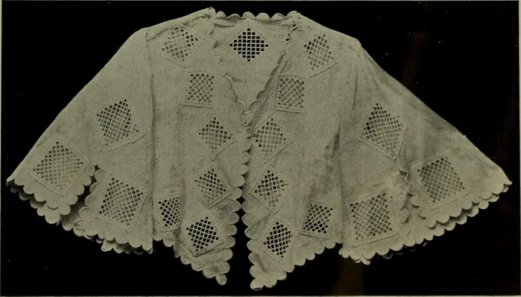 An illustration from The Twentieth century pattern book for Norwegian lace and embroidery, 1908, leaf 8