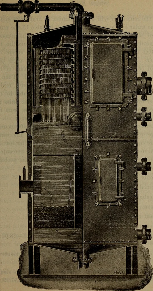 An illustration from Twentieth century hand-book for steam engineers and electricians with questions and answers; a practical non-technical treatise .., 1913, leaf 204