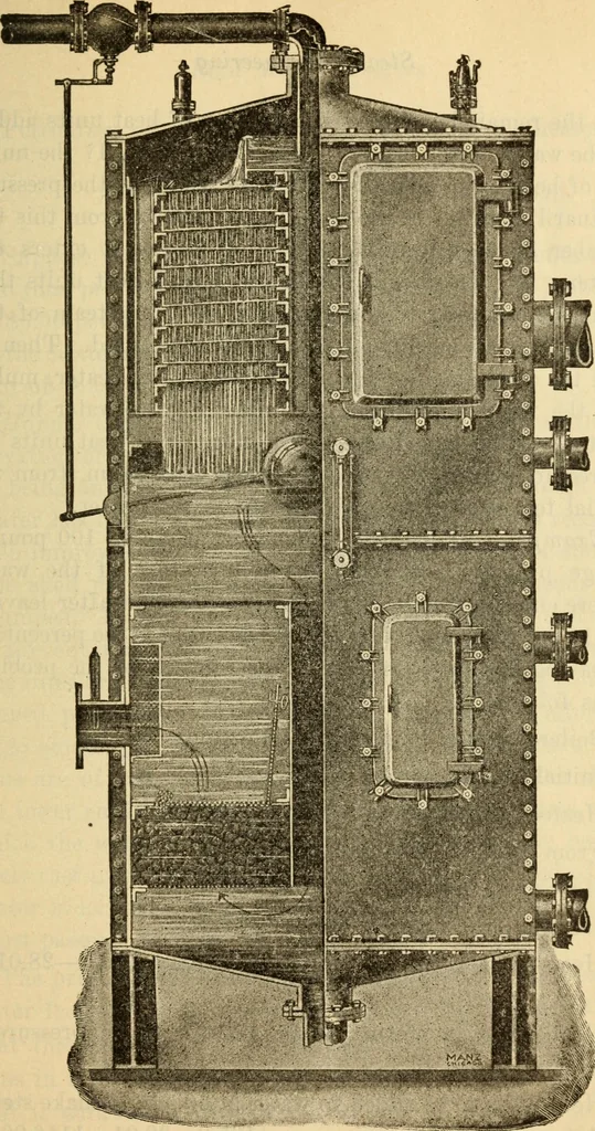 An illustration from Twentieth century handbook for steam engineers and electricians, with questions and answers; a practical nontechnical treatise .., 1916, leaf 204