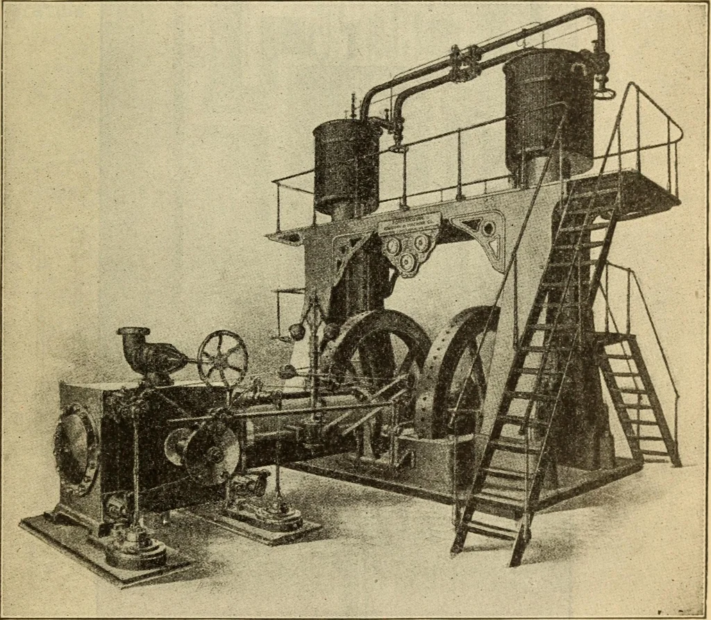 An illustration from Twentieth century handbook for steam engineers and electricians, with questions and answers; a practical nontechnical treatise .., 1916, leaf 912