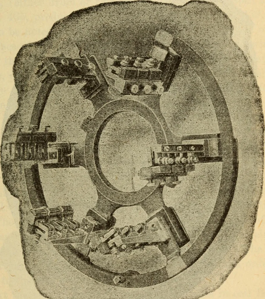 An illustration from Twentieth century handbook for steam engineers and electricians, with questions and answers; a practical nontechnical treatise on the care and management of steam engines, boilers and electric machinery, 1922, leaf 1086